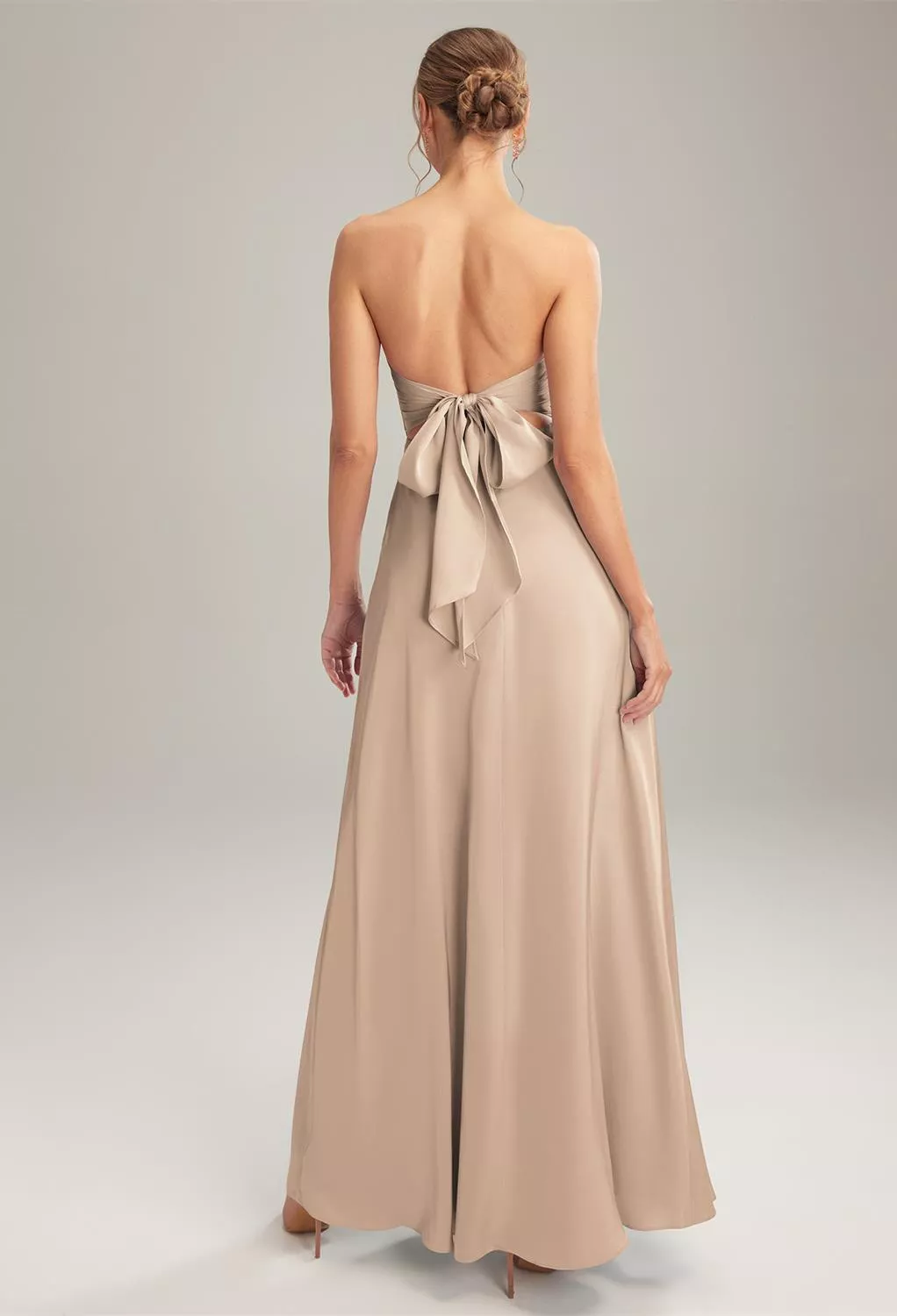 AW Pasque Taupe  Black Tie Wedding Guest Dresses